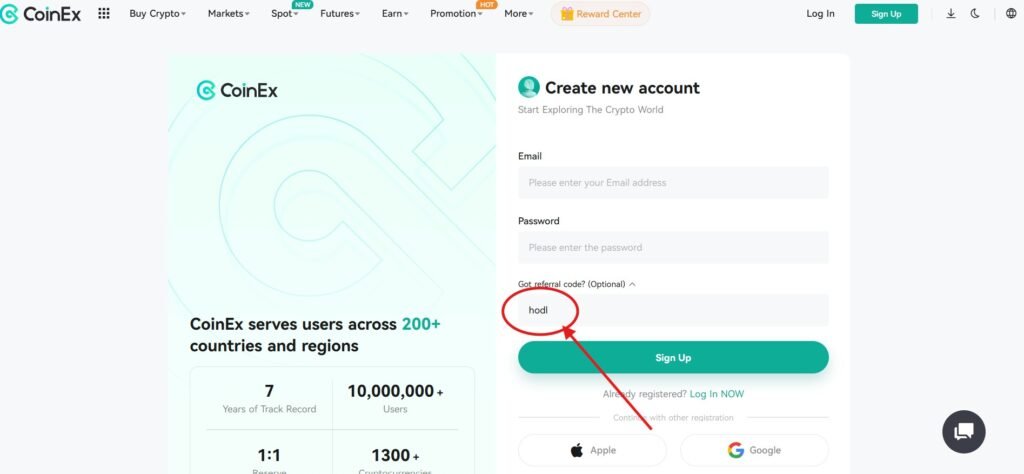 How Does the CoinEx Referral Code Work?