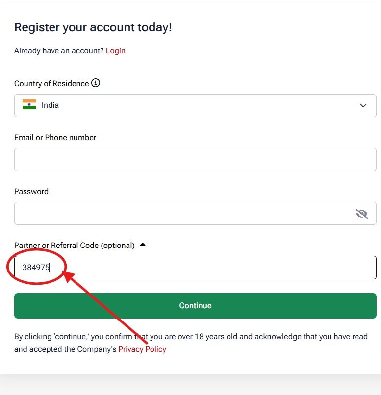 How to Use the HFM Referral ID “384975”