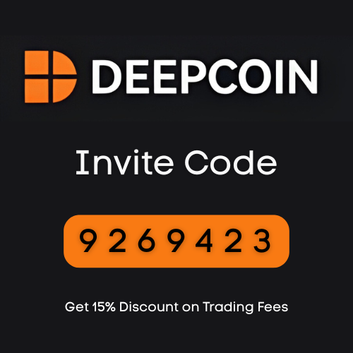 Deepcoin Invite Code “9269423” - Get 15% Discount on Trading Fees